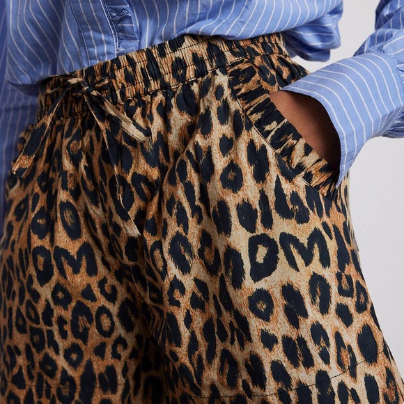 Damson Madder Leopard Pull On Shorts - Picture 2 of 13